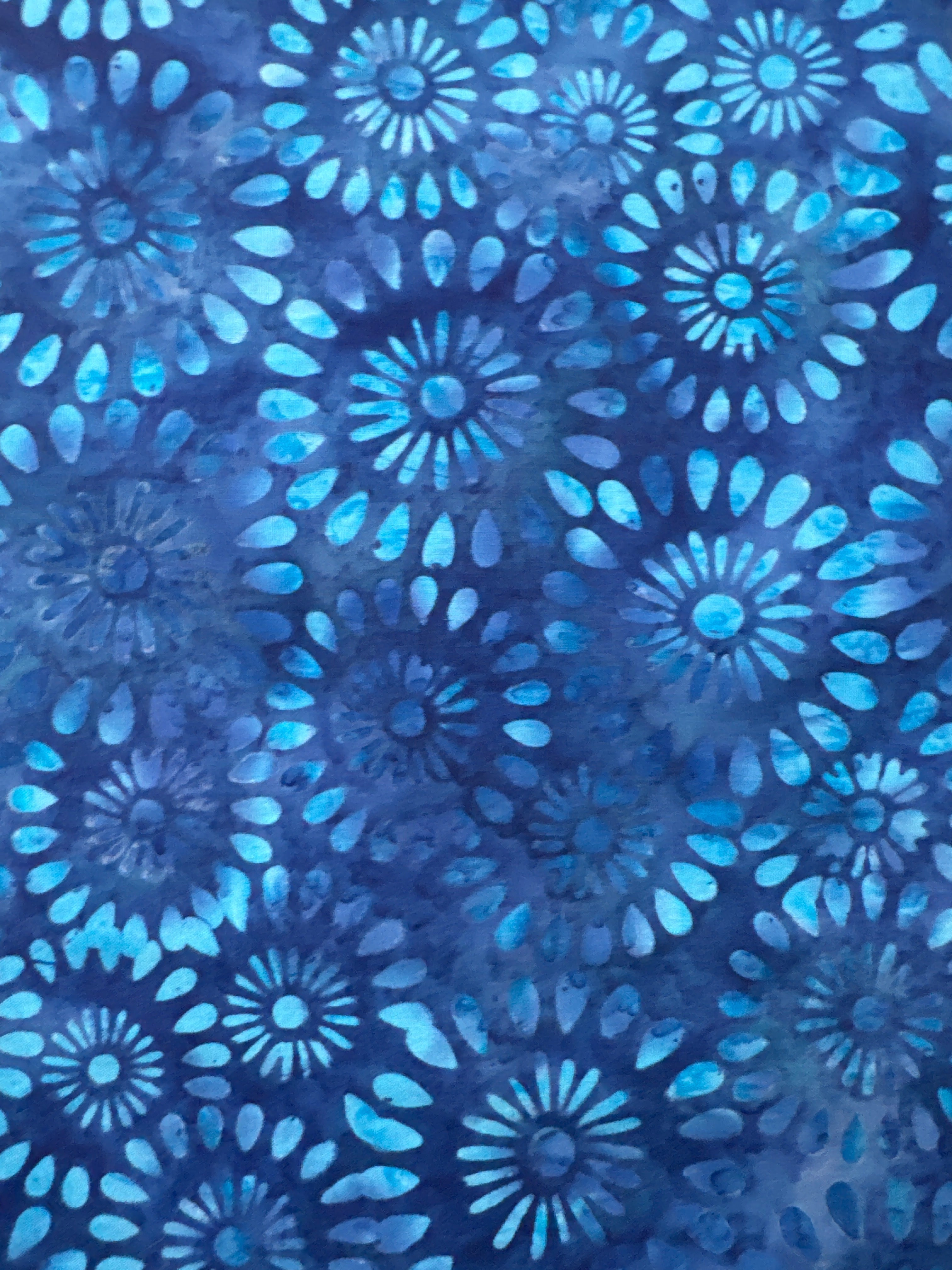 Blue Beauty blender quilting fabric by Hoffman Fabrics