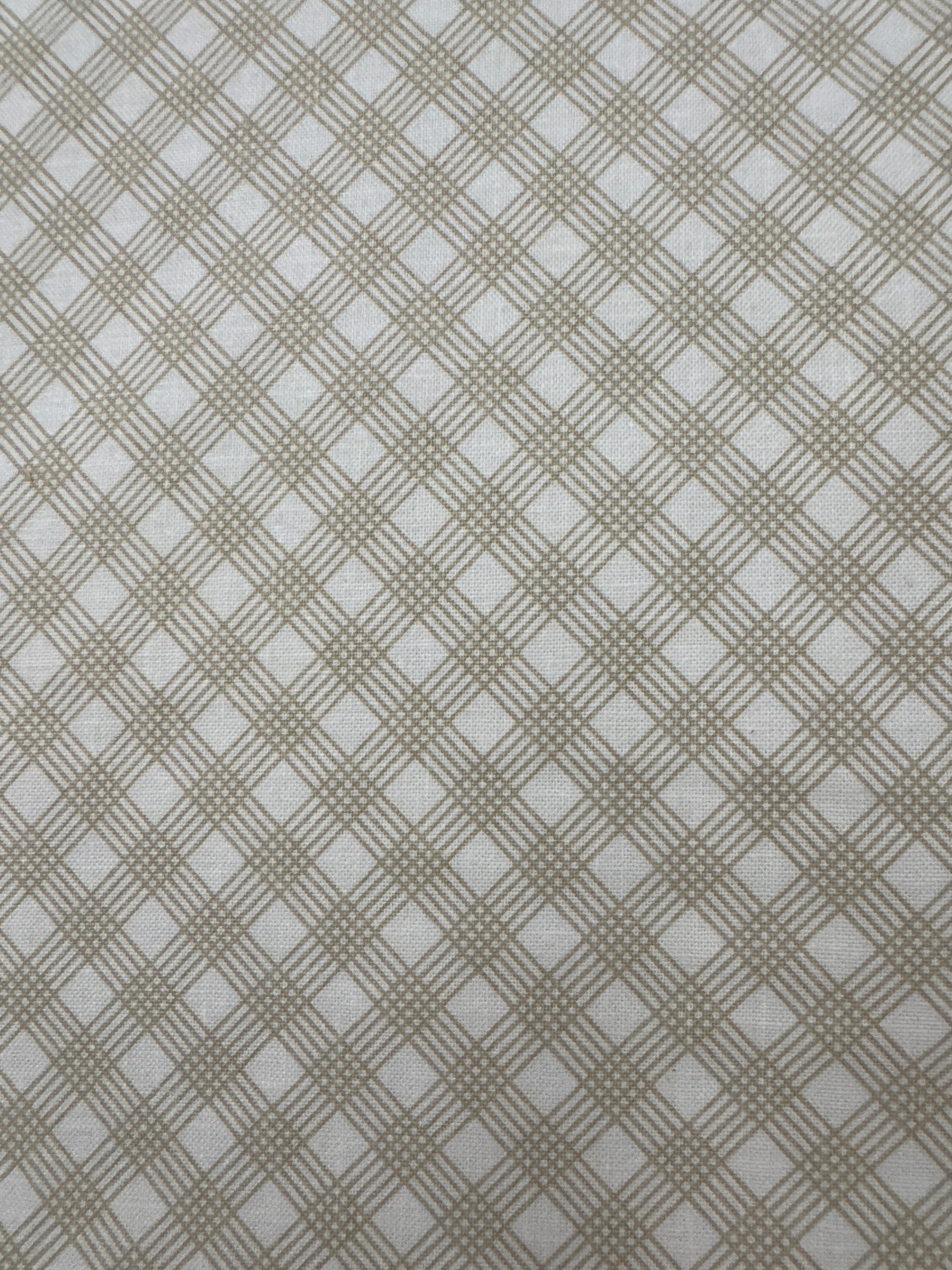 Moda Snowman Gatherings cream gingham