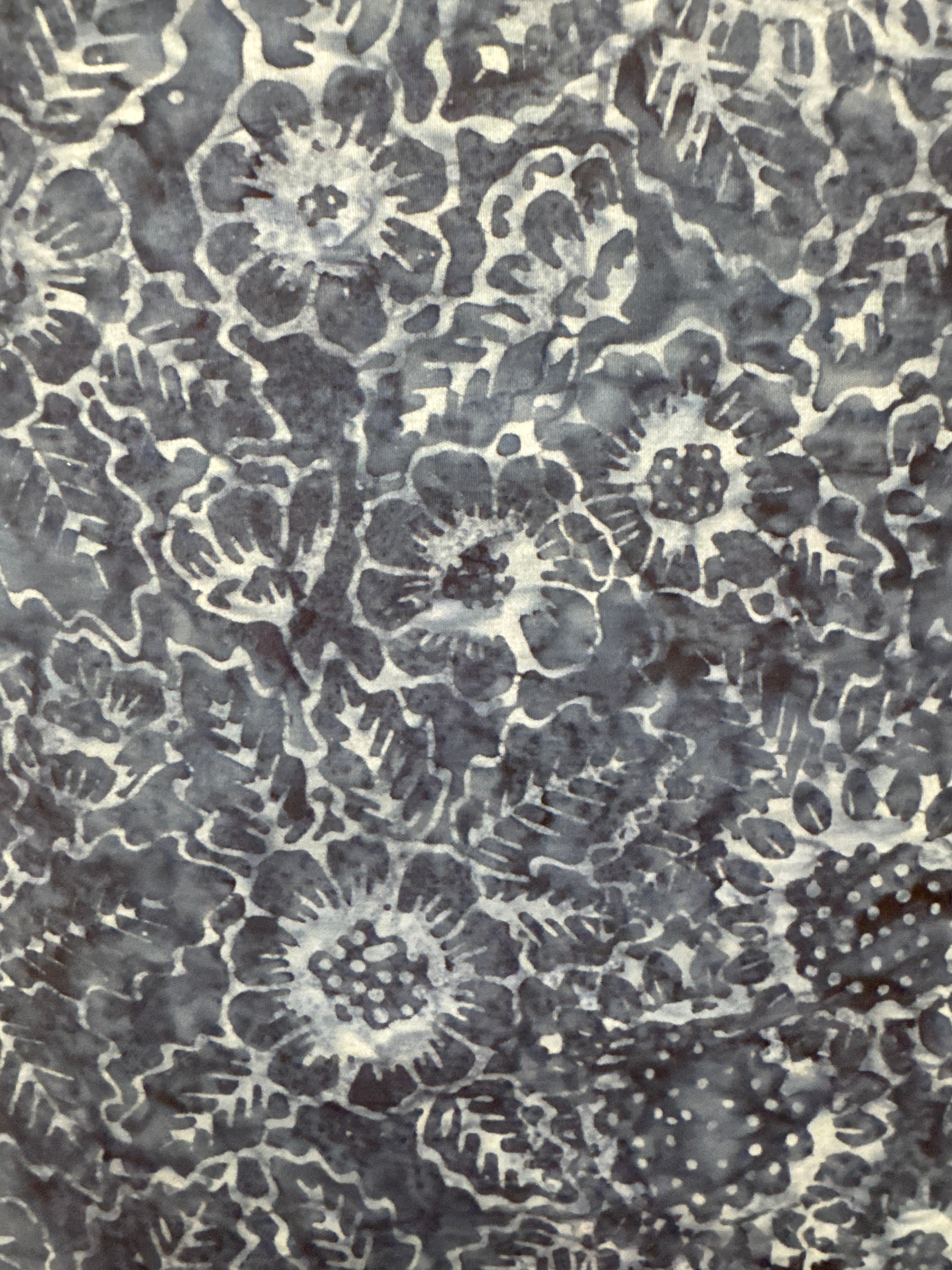Tonga Dark Denim blue batik quilting fabric by Timeless Treasures