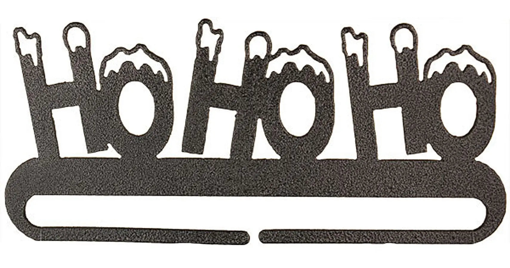 6in HoHoHo Split Bottom Charcoal - Linda's Electric Quilters