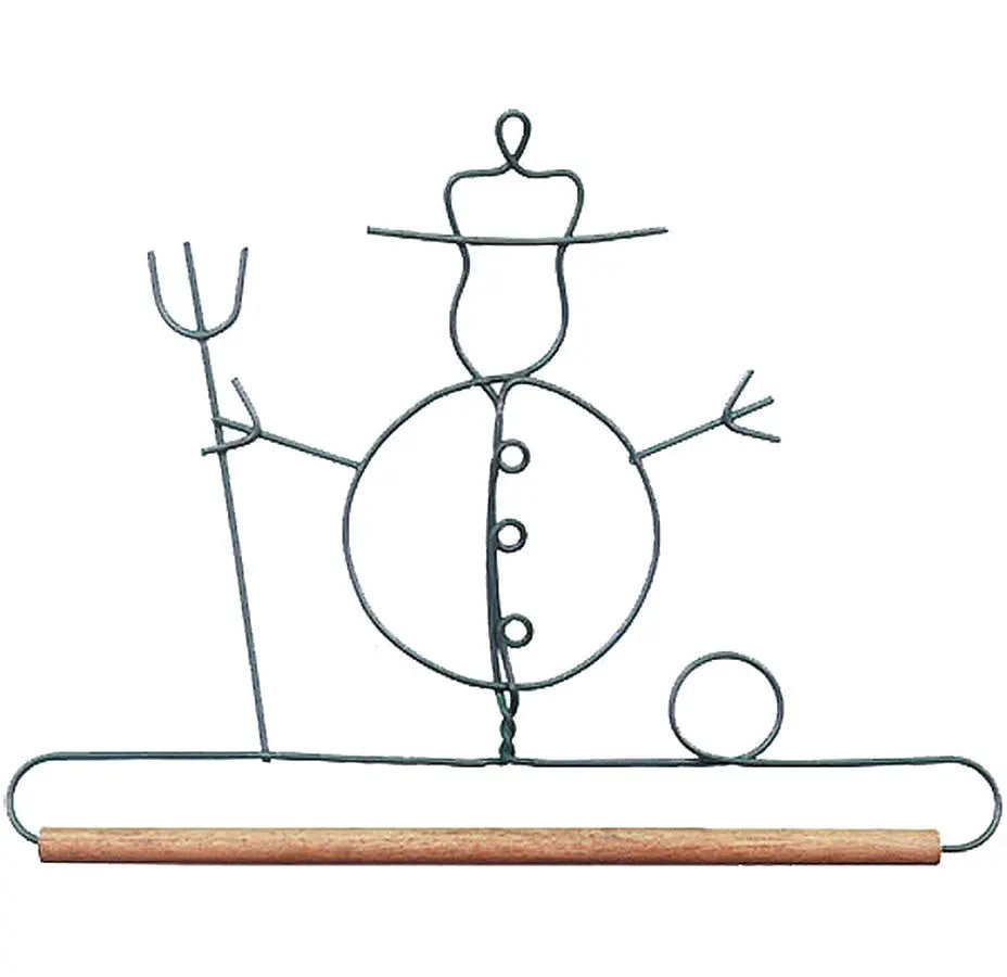 6in Snowman Decorative Craft Hanger - Linda's Electric Quilters