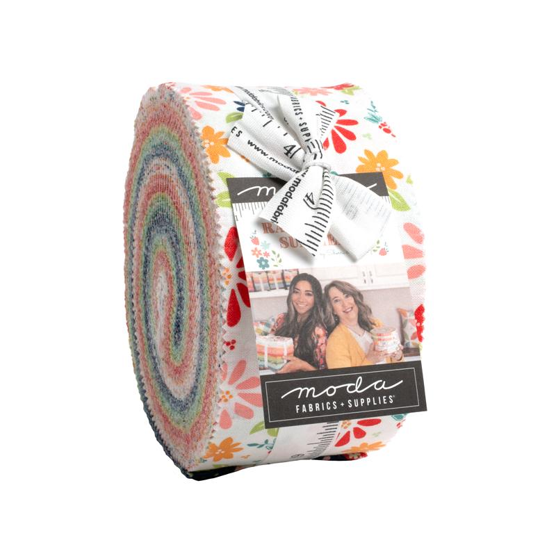 Moda Raspberry Summer jelly roll