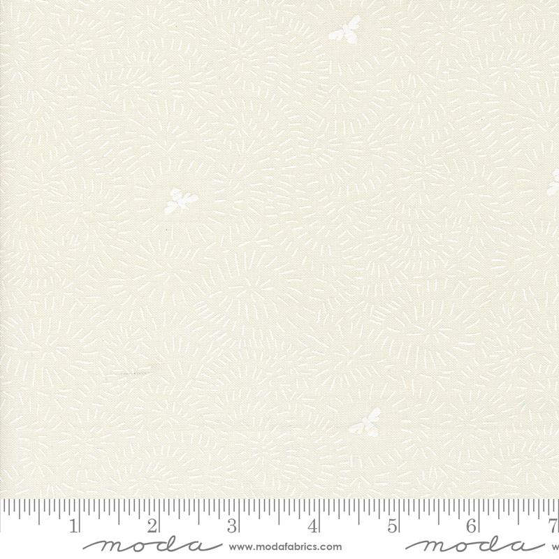 Moda Bee Garden Porcelain quilting cotton in White