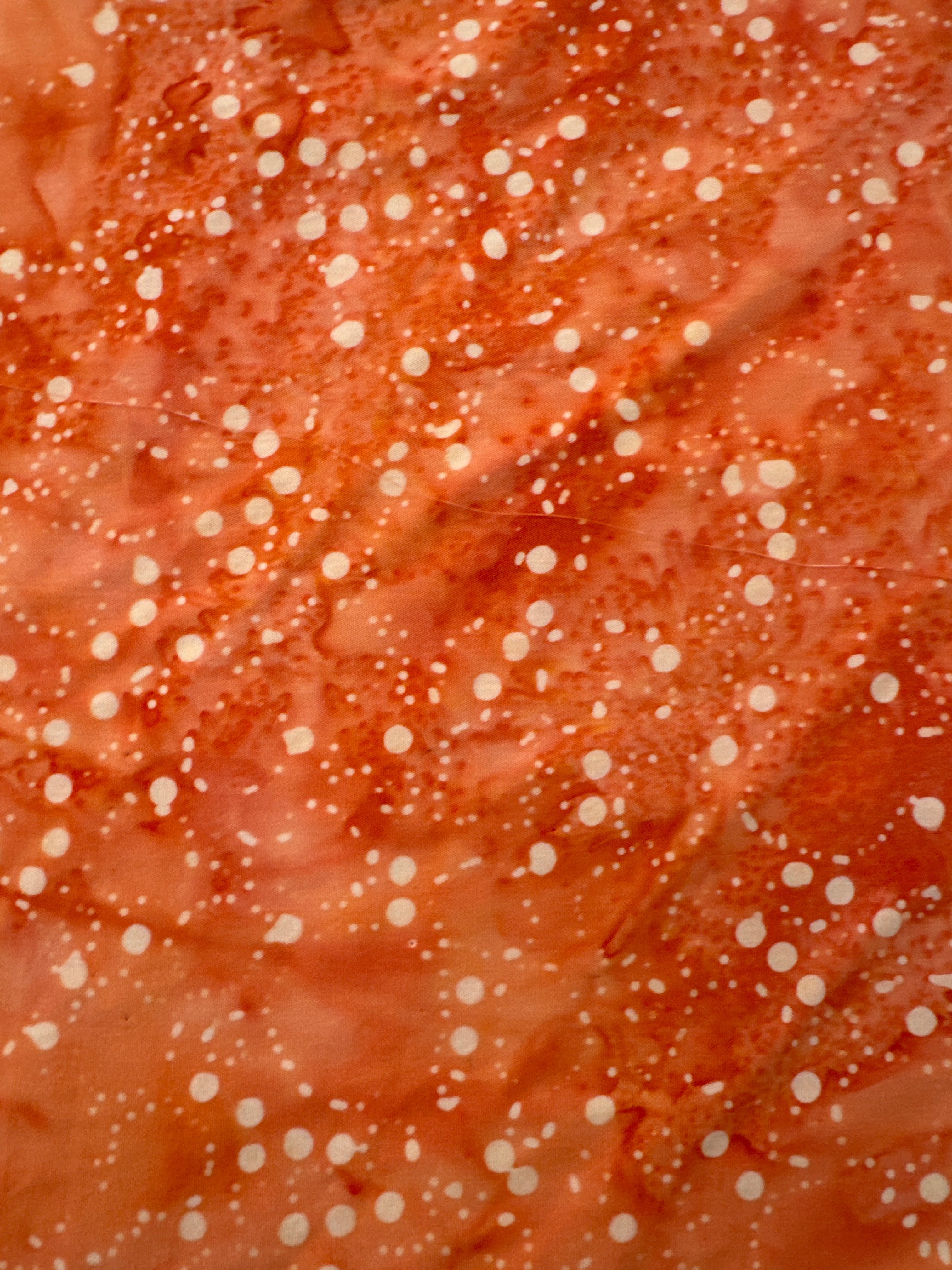 Splatter Coral blender quilting fabric by Andover Fabrics
