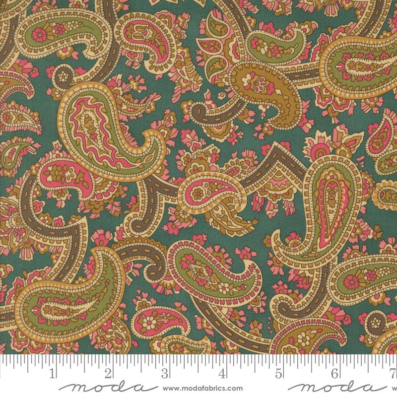 Moda Collections Unity Twilight 46262 14 quilting fabric — timeless print in a deep twilight colorway