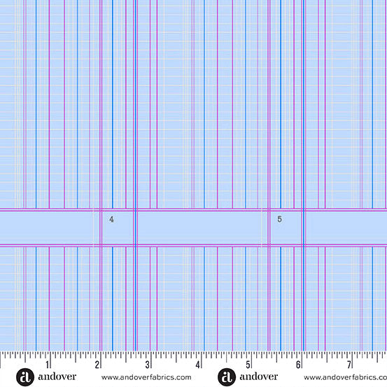 Sun Print 2026 Ledger Forget Me Not Cotton 44"/45" Fabric Per Yard