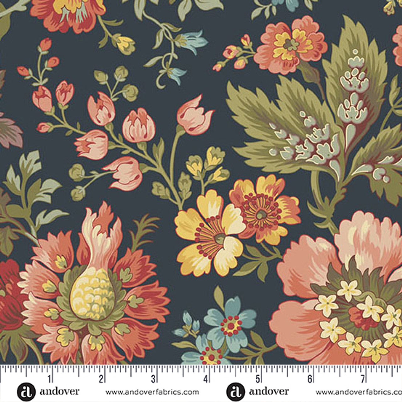 Milk and Honey Midnight Farmer's Daughter 44"/45" Fabric Per Yard