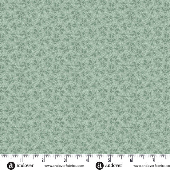 Jingle Bell Fallen Branch Vintage Blue 44"/45" Fabric Per Yard