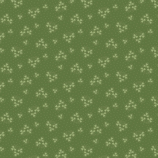 Andover Lucky Charms green shamrock quilting cotton fabric