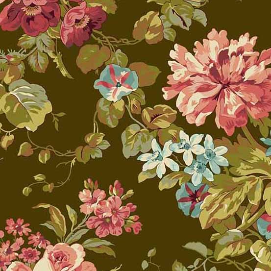 Andover Primrose Rose Garden quilting cotton fabric by Laundry Basket Quilts