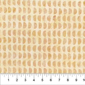 Banyan Batiks Organics Halfmoon Pale Apricot blender quilting fabric