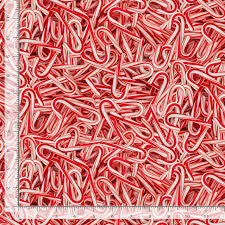 Timeless Treasures Red Candy Cane Holiday quilting fabric