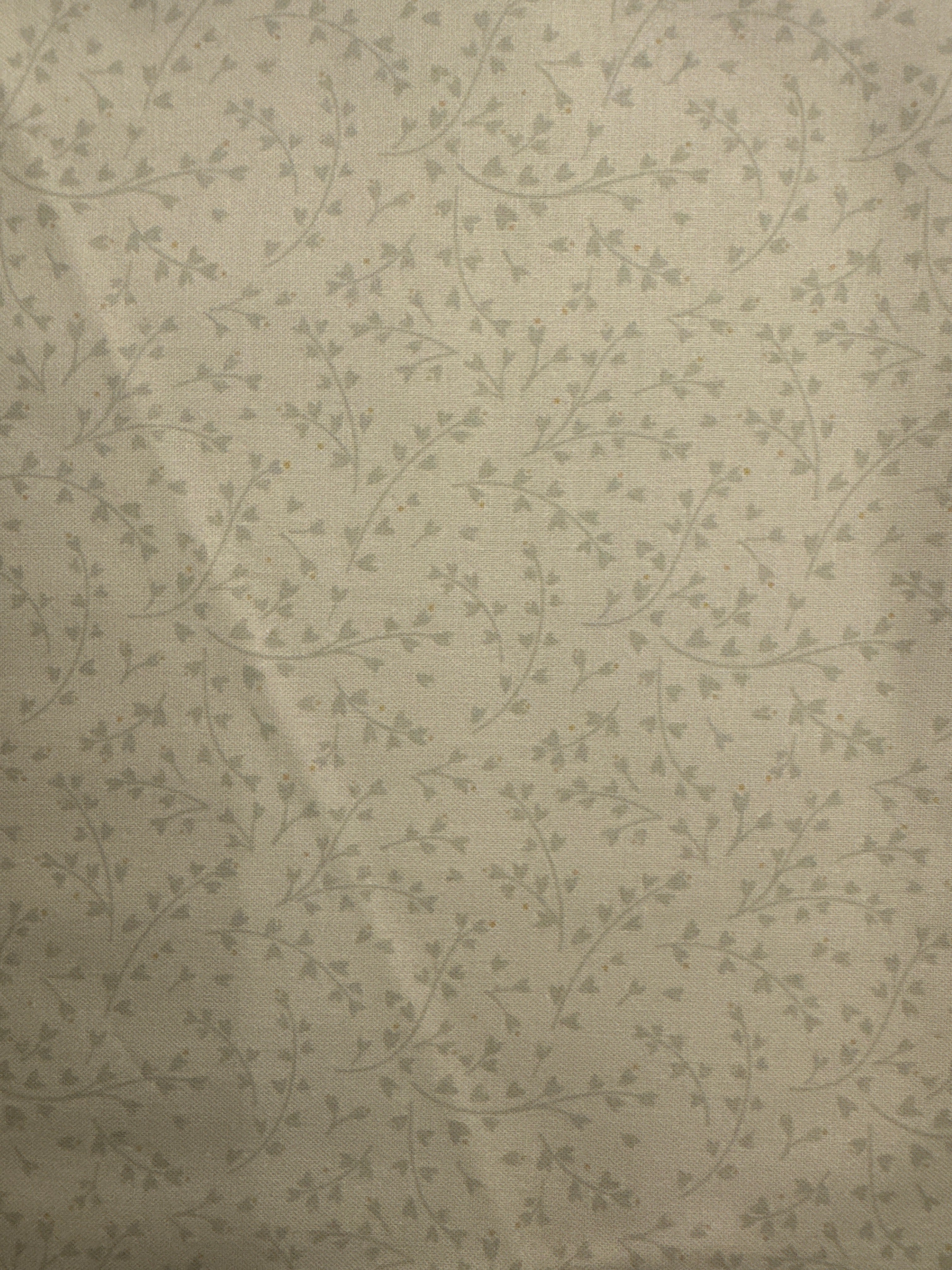 Floral Song Light Sage green floral quilting fabric by Lewis & Irene