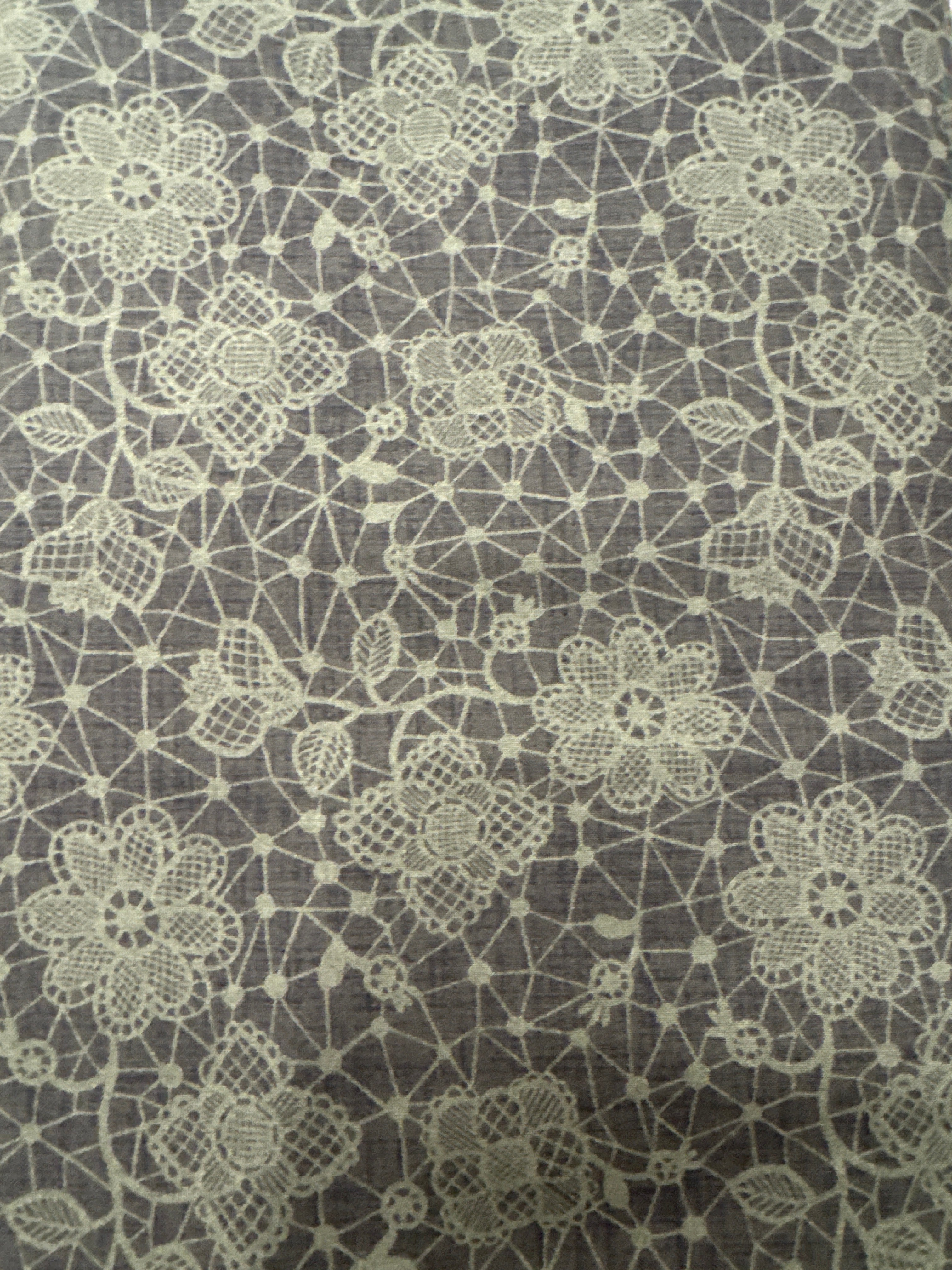 Klara Doily Black blender quilting fabric by Figo