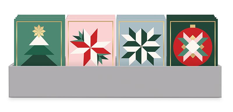 Moda pocket notepad Christmas quilt design