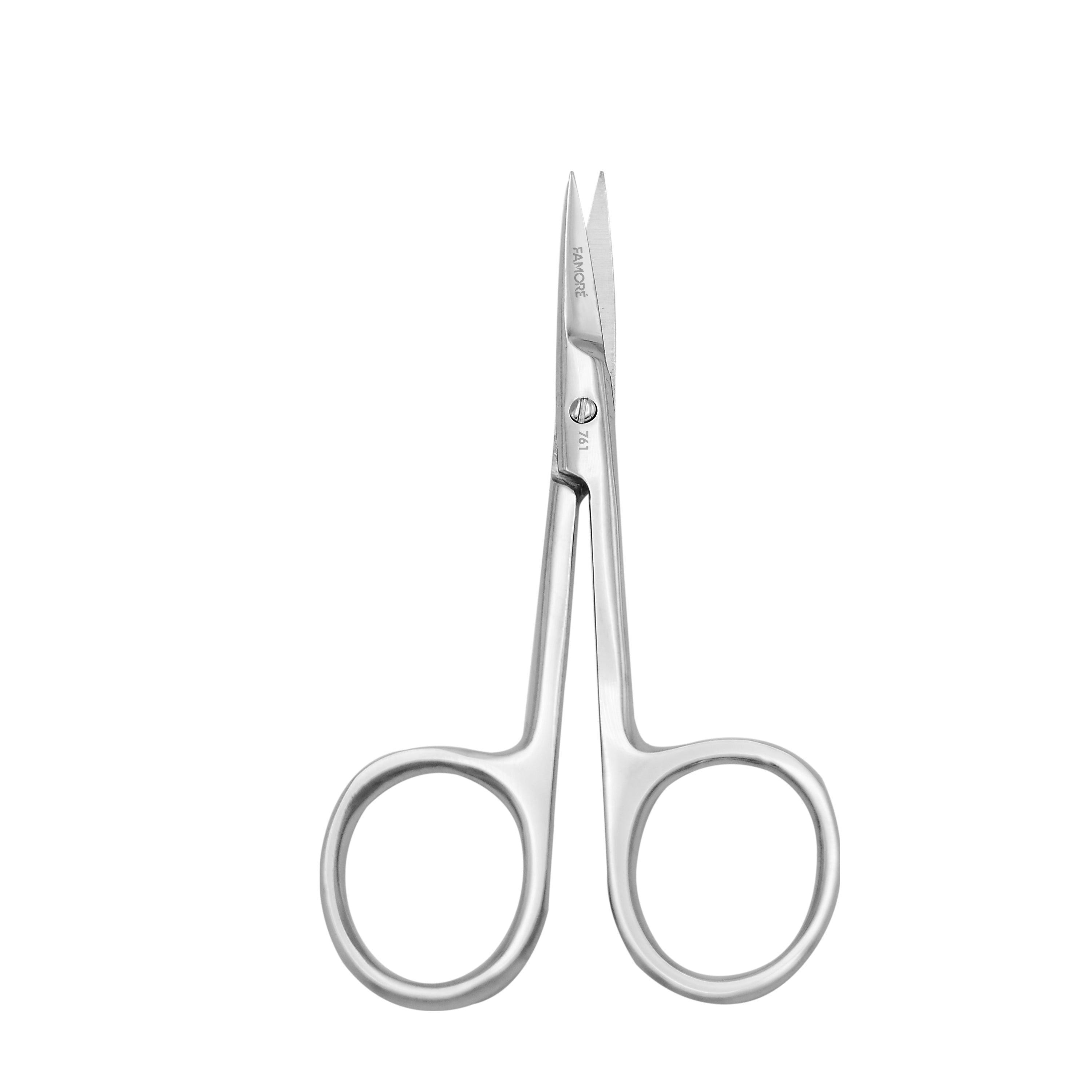 761 - 3.5" Curved Silver Scissors