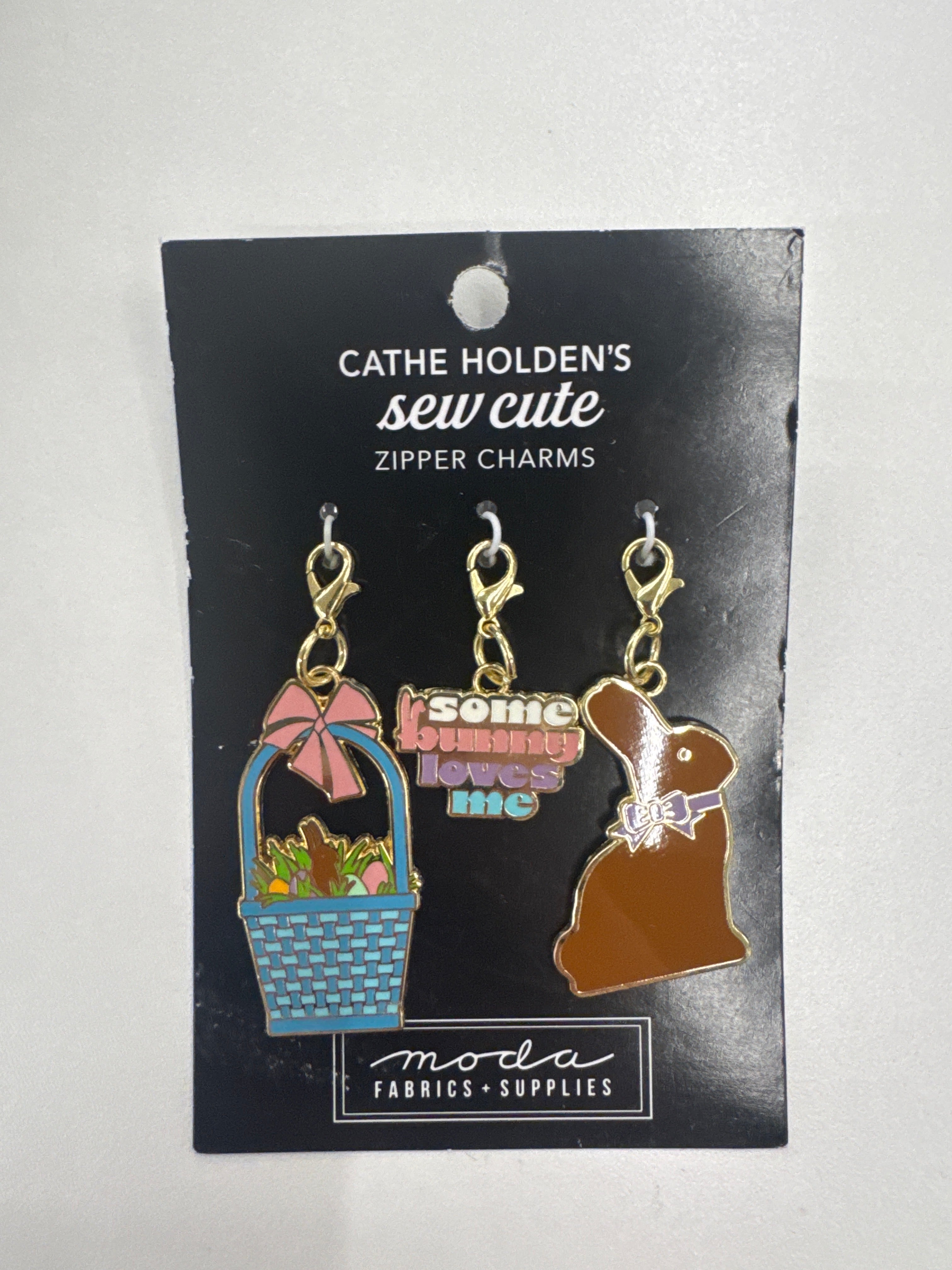 Sew Cute Easter Enamel Charms sewing notion by Moda