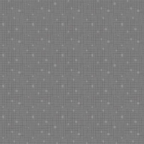 Confetti Crosshatch Dark Grey 45" wide fabric per yard