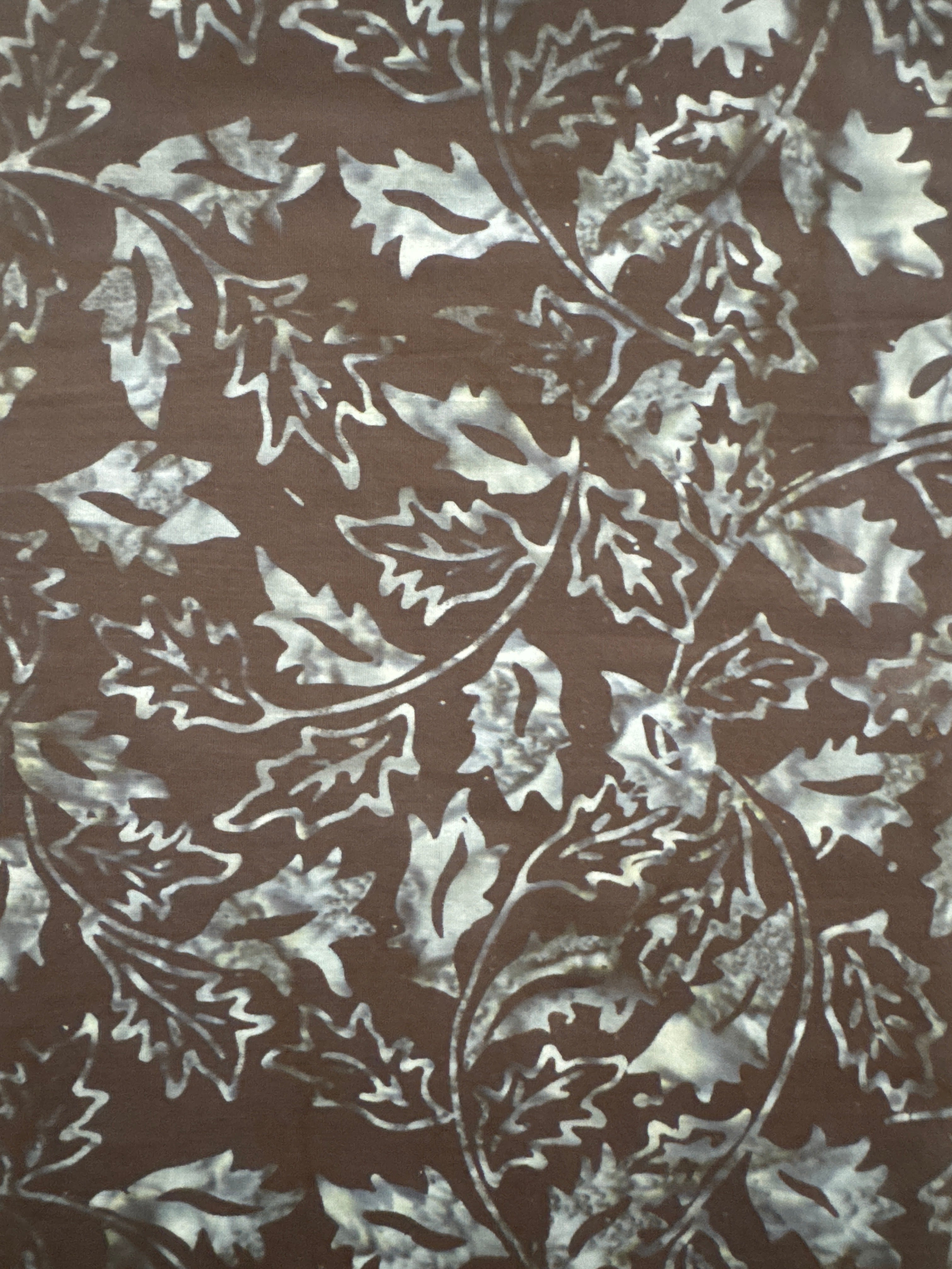 Makisu Black Coil Foliage blender quilting fabric by Blank Quilting