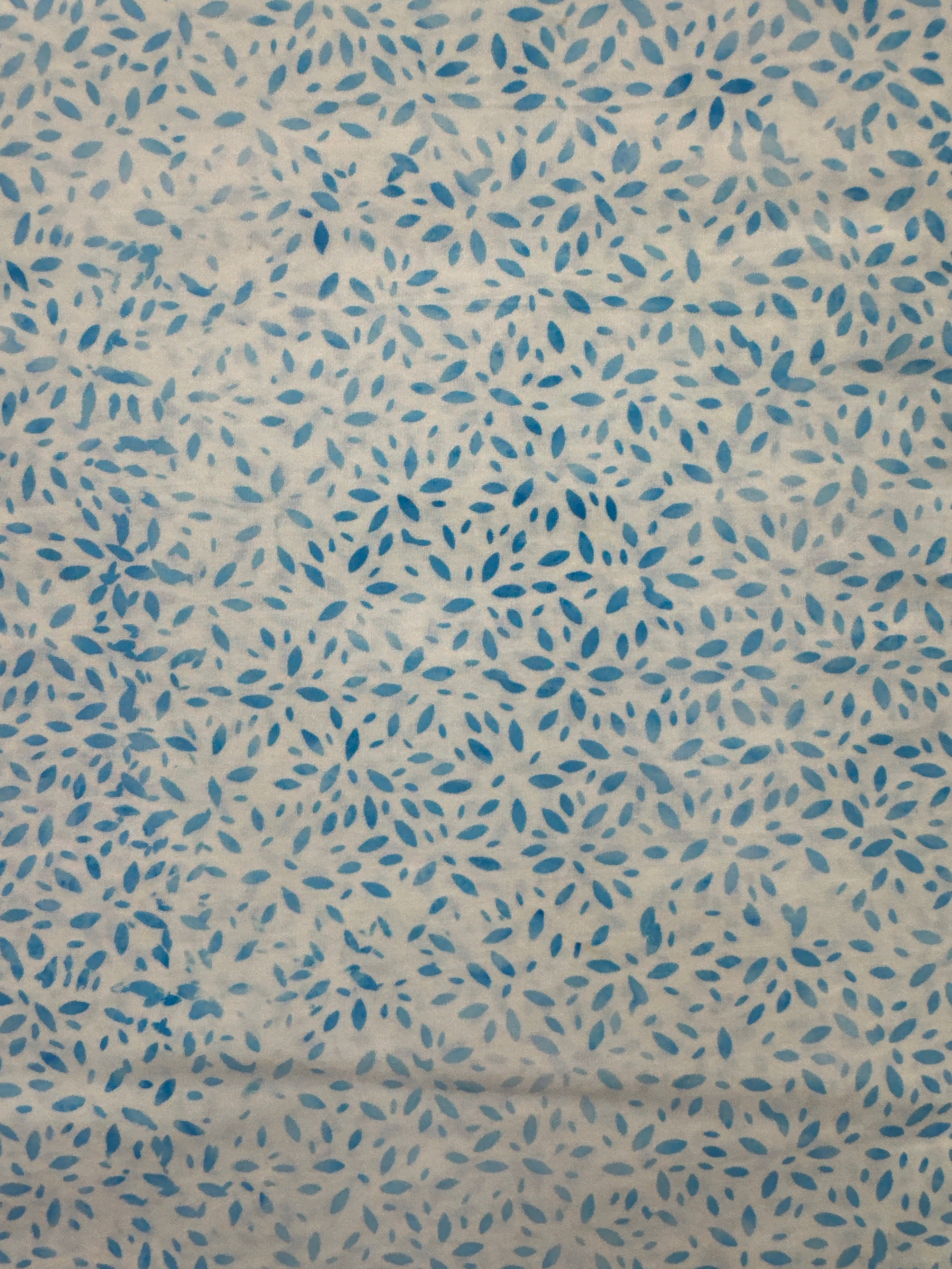Breezy Blue Petals floral quilting fabric by Hoffman Fabrics