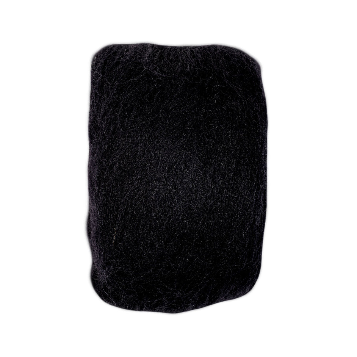 Natural Wool Roving (Black)