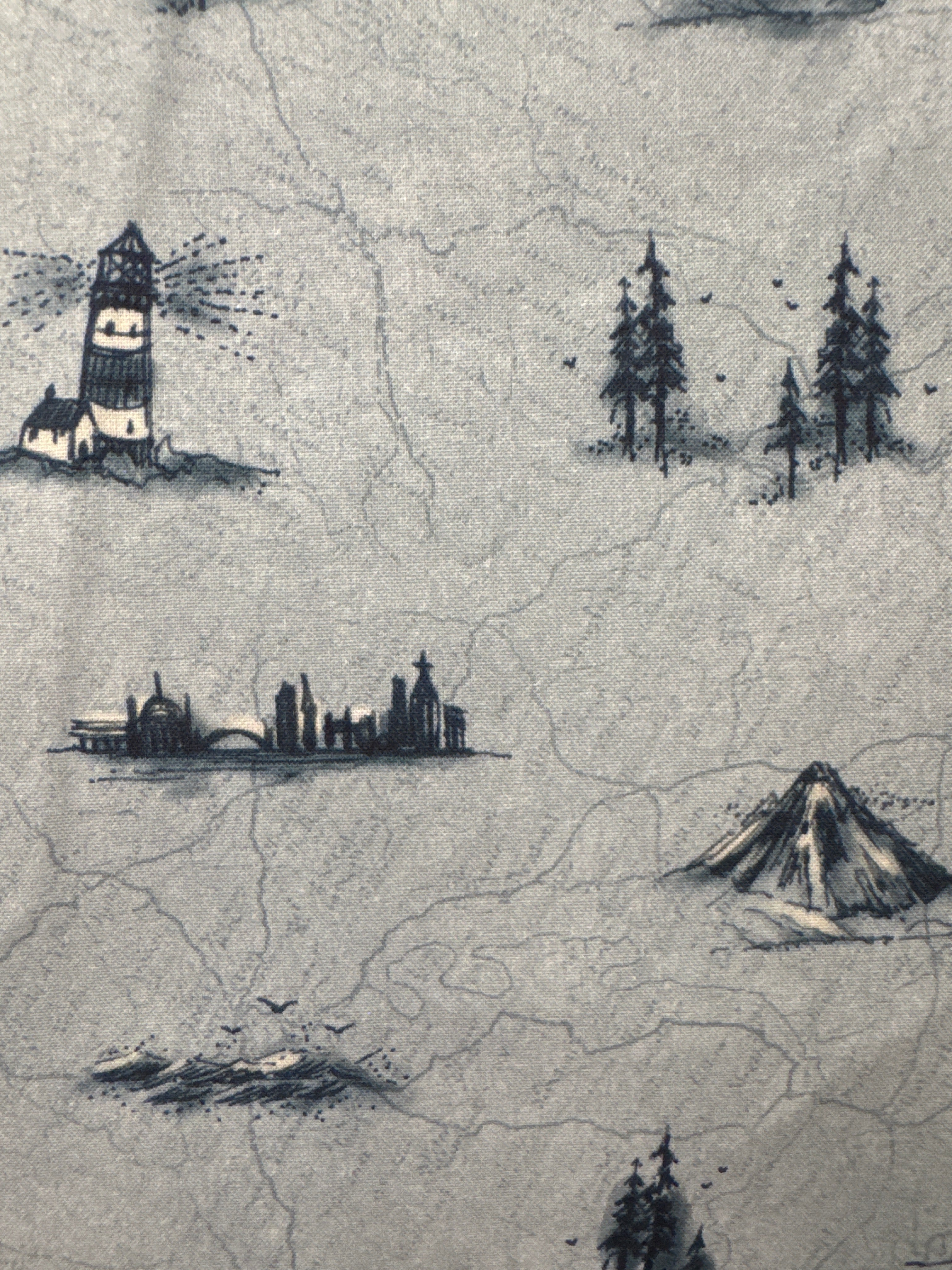 Longshore Horizons Light Denim blender quilting fabric by Moda