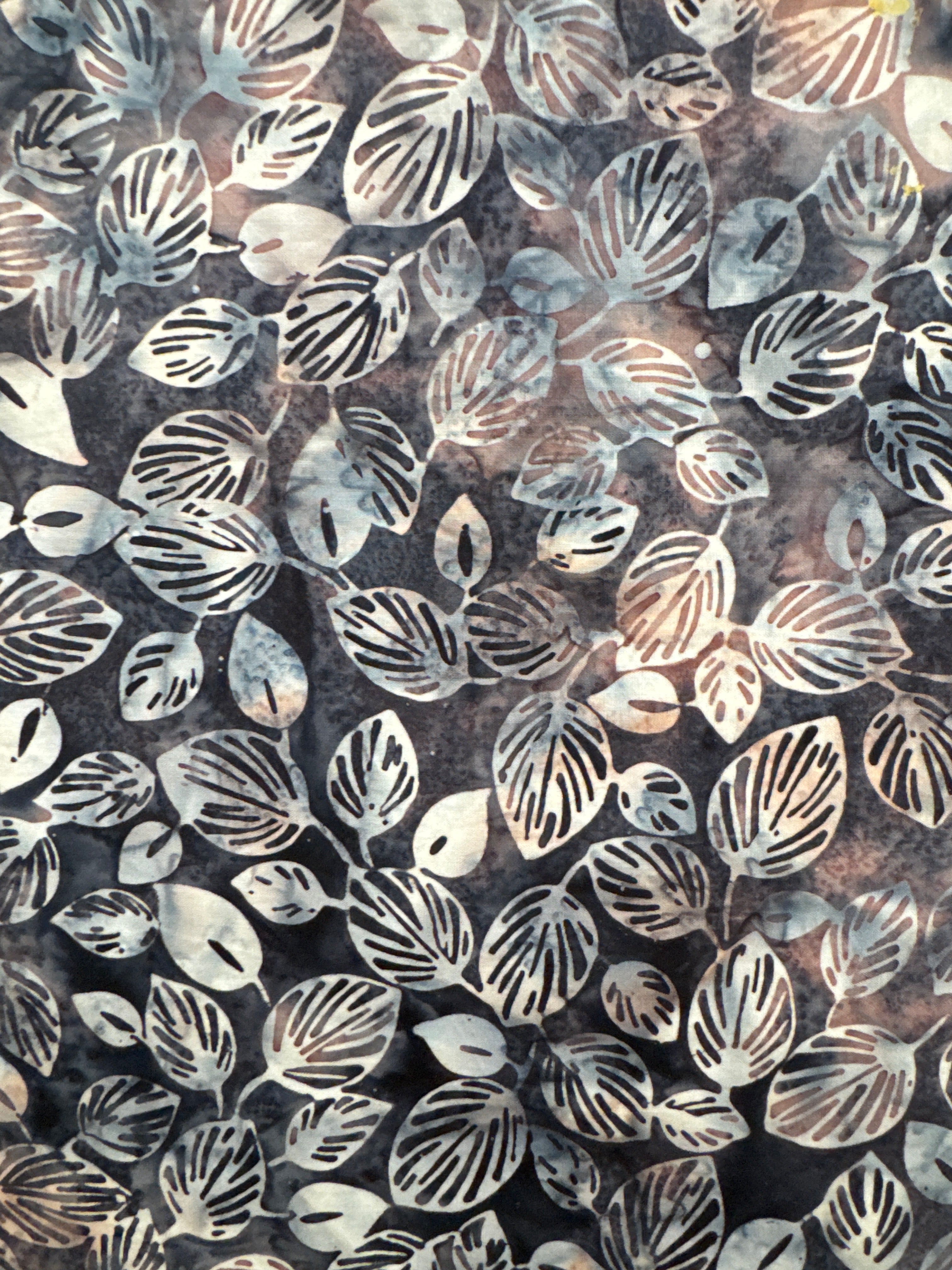 Hoffman Floral Leaves Merlot quilting fabric