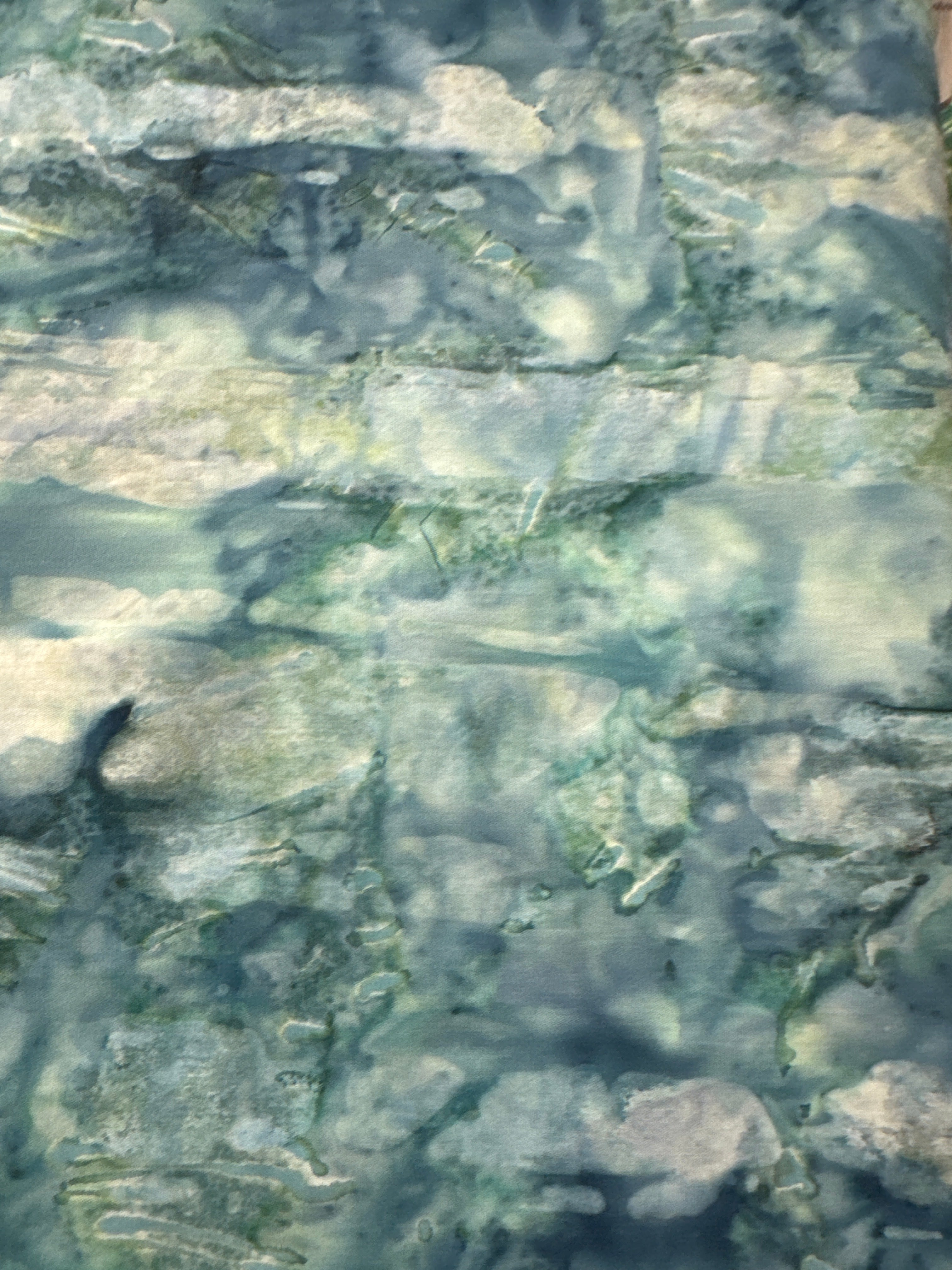 Expressions Express Yourself Lagoon Beach blender quilting fabric by Riley Blake