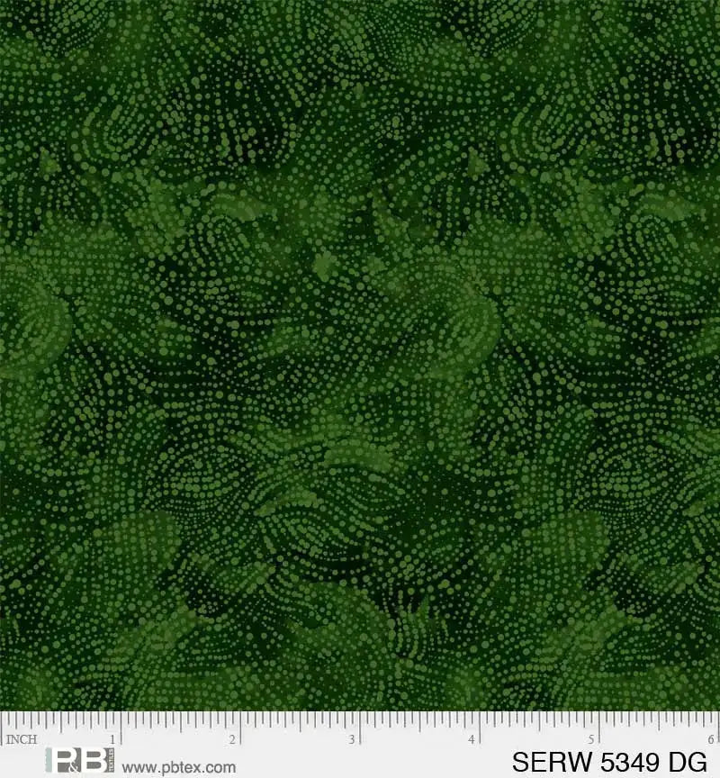Green Forest Serenity Cotton Wideback Fabric ( 1 3/8 yard pack ) - Linda's Electric Quilters