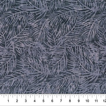 Banyan Batiks Flutter butterfly batik quilting fabric in Smoke