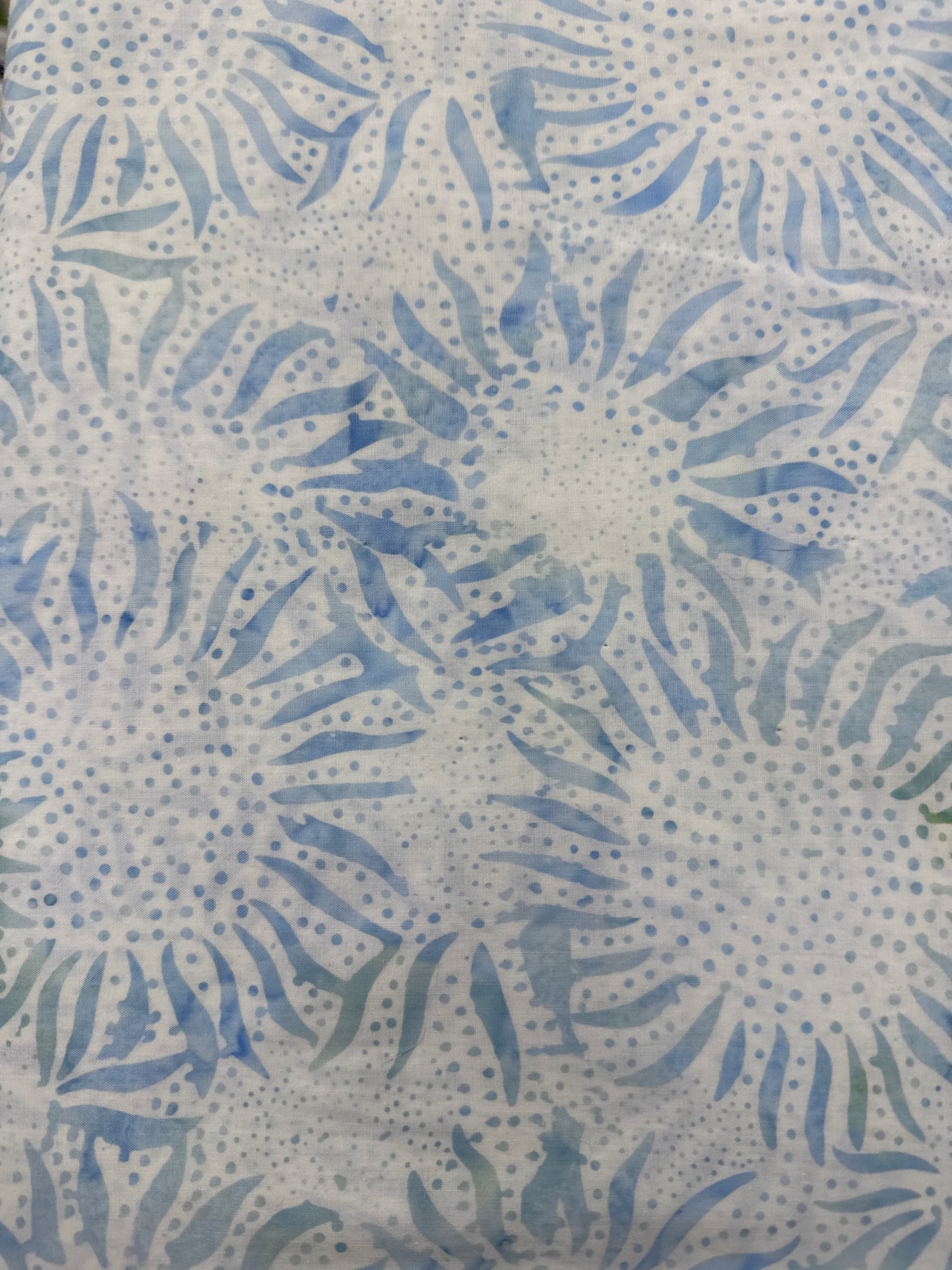 Sea Breeze Sea Anemone ocean novelty quilting fabric by Hoffman Fabrics