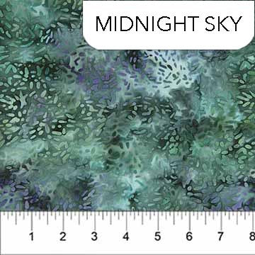 Banyan Batiks Ketan Batik Mixer quilting fabric in Midnight Sky