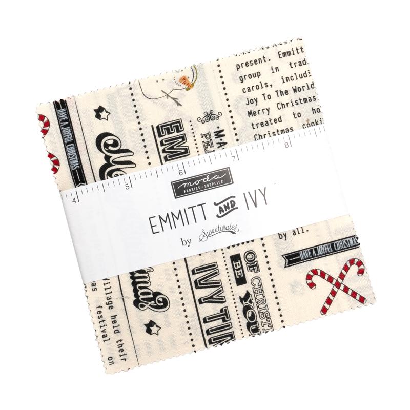 Moda Emmitt and Ivy charm pack precut fabric squares