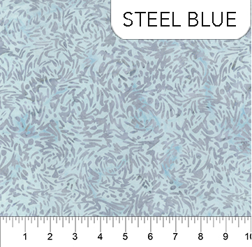 Northcott Banyan BFFs 81600-41 steel blue batik blender