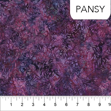 Banyan Batiks BFF's tonal batik quilting fabric in Pansy purple