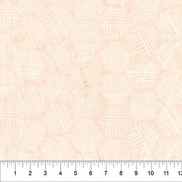 Banyan 81700-21 Hexies - Pastel Orange 45" wide fabric per yard