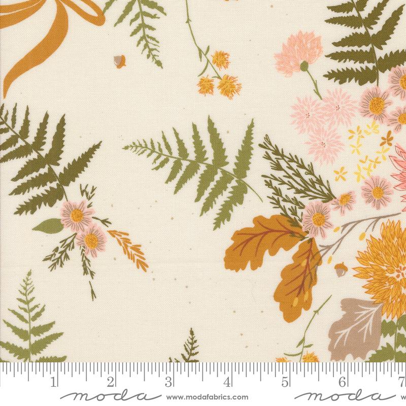 Moda Frivolity quilting fabric in Porcelain