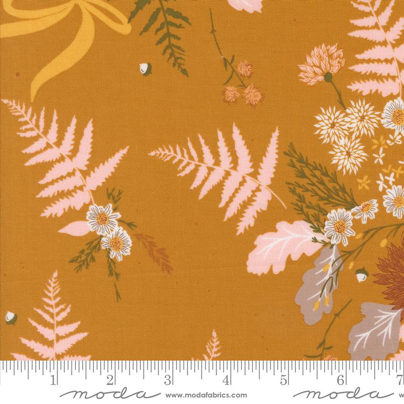 Moda Frivolity quilting fabric in Chai