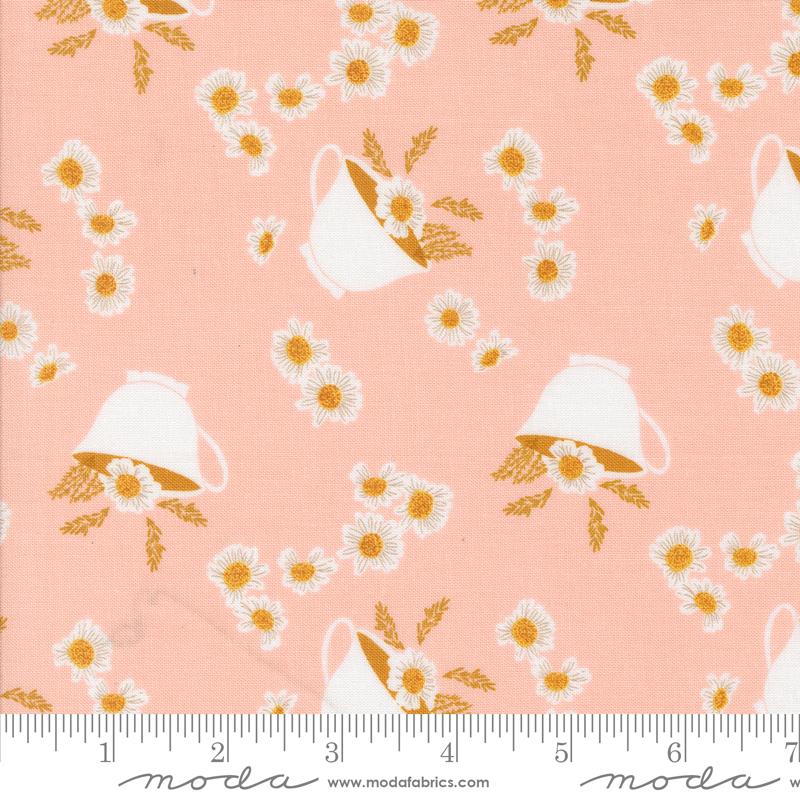 Moda Frivolity quilting fabric in Blush
