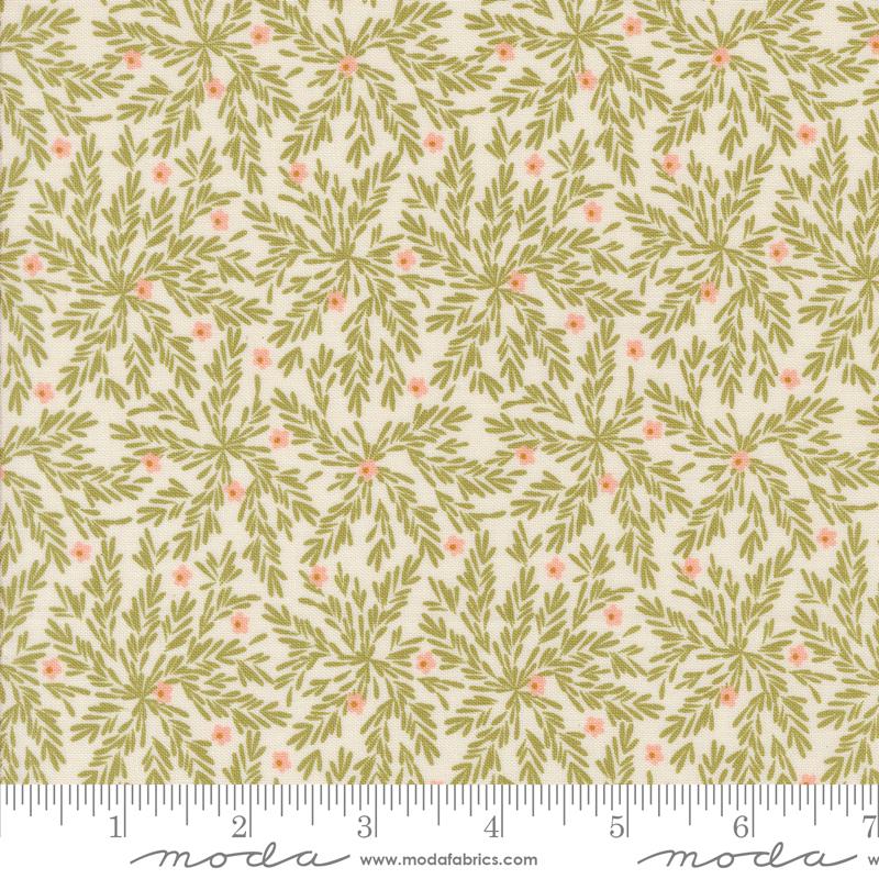 Moda Frivolity quilting fabric in Porcelain