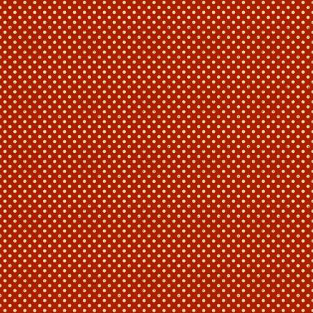 Wilmington Coffee Time red dots fabric detail view
