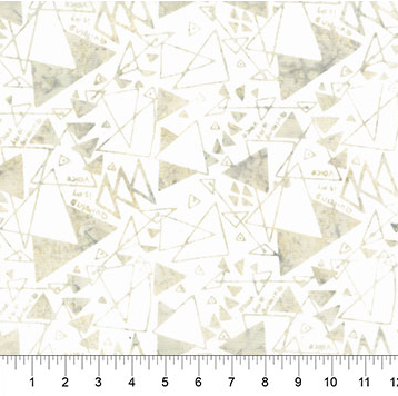 Northcott Banyan Batiks Quilting is My Voice vanilla