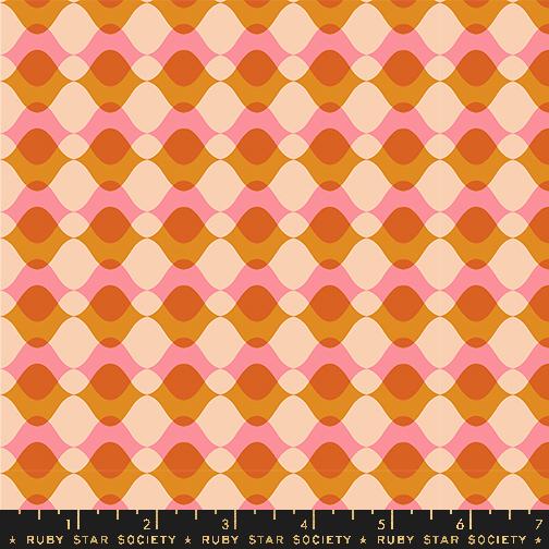 Ruby Star Society Geometry Sorbet RS5171 11 quilting fabric — modern geometric in a sweet sorbet colorway