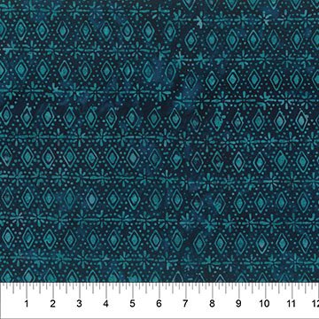 Banyan 83351-48 - TILE FUSION - Diamond Dot - Royal Blue 45" wide fabric per yard