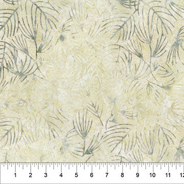 Banyan Batiks Change in Seasons Branches batik quilting cotton in Cream