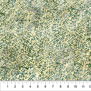 Banyan Batiks Change in Seasons batik quilting fabric in Blue Spruce