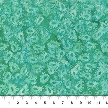 Banyan 83501-61 Majesty Paisleys Caribbean Sea 44"/45" Fabric Per Yard