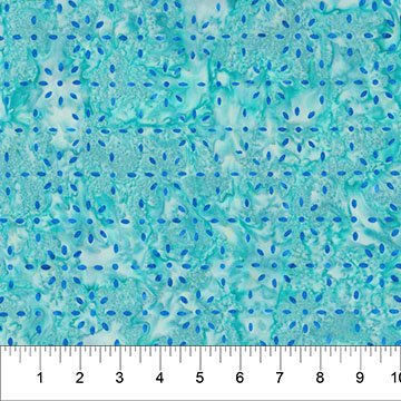 Banyan 83552-65 CELEBRATING 250 YEARS Small Burst - Blue Green 45" Fabric Per Yard