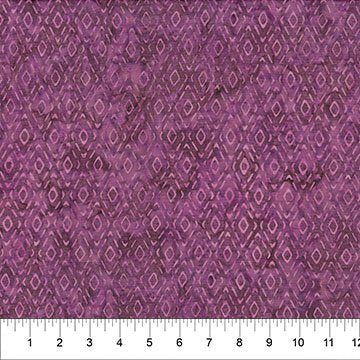 Banyan 83652-27 Ladybug Meadow Diamonds - Plum 44"/45" Fabric Per Yard