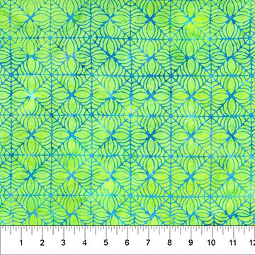 Banyan 83709-63 - Happy Haunting - Spider Web Teal 45" wide fabric per yard